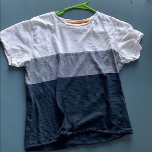 Men’s Denim and Flower Shirt